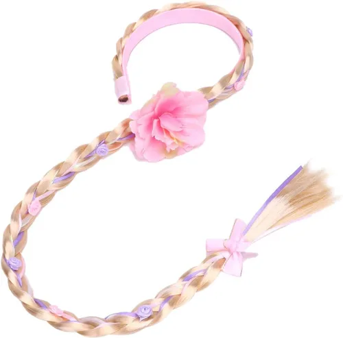 Vista 6 de Disfraz de princesa Sofía Rapunzel para niñas, carnaval, Halloween, Navidad, cumpleaños, fiesta de baile (accesorios)