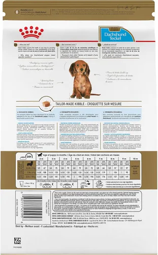 Vista 2 de ROYAL CANIN Dachshund Puppy - Alimento seco para perros, bolsa de 2.5