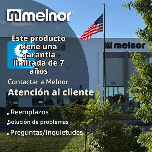 Vista 8 de Melnor 65102-AMZ Sprout Metal 8 patrones aspersor y adaptador de producto QuickConnect Amazon Bundle, azul arándano azul (Blueberry Blue)