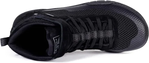 Vista 3 de Zapatos de lucha libre para hombre, zapatos de boxeo, zapatillas de fitness con suela de gota cero