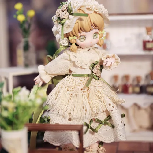 Vista 5 de CALEMBOU BJD - Caja ciega de la serie Tesoros Vintage de 5.9 in, muñeca articulada de bola, linda muñeca de vestir con articulaciones, colección