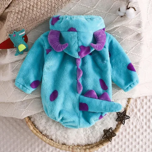 Vista 3 de Thorn Tree Disfraz de Halloween para bebé, niño, niña, con capucha, unisex, ropa de otoño e invierno Azul