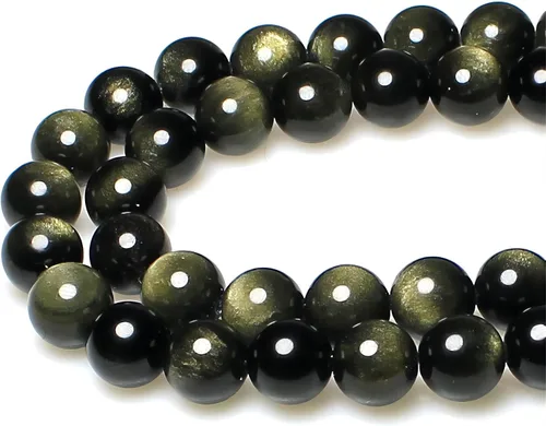 Vista 32 de MJDCB Cuentas de Turquesa Africana Natural Redondas Piedras Sueltas para Hacer Joyas Pulsera Collar Accesorio DIY 15" (4mm)