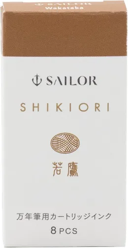 Vista 10 de 13-0400-240 Sailor - Tinta de cartucho para pluma estilográfica, Shikiori - Yumi Noyama (Shiji), tinte a base de agua, 0.7 fl oz (0.7 fl oz)