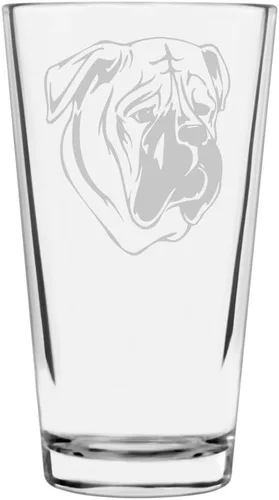 Vista 32 de Podenco Canario - Vaso de pinta de 16 onzas con temática de perro personalizado