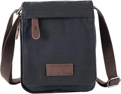 Vista 68 de Sechunk Vintage Canvas Messenger Cross body bag Shoulder bag
