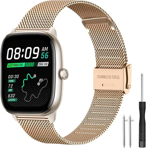 Vista 8 de Harikiri Correa compatible con Amazfit GTS 4 Mini/GTS 4/GTS 3/GTS 2e/GTS 2 Mini/GTS 2/GTS