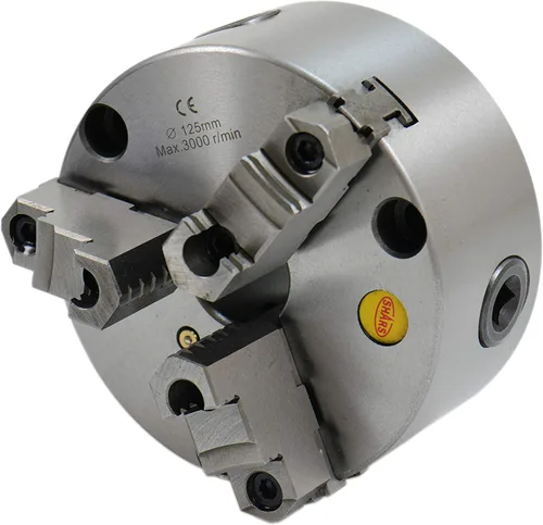 Vista 4 de Shars Portabrocas de torno de desplazamiento autocentrante de 5" y 3