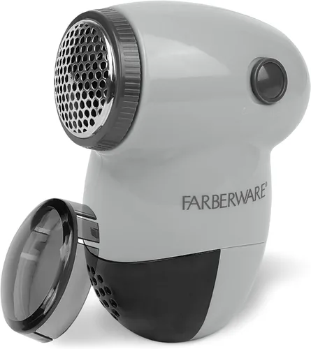 Vista 7 de Farberware Removedor de Pelusa Grande Afeitadora de Tela – Afeitadora de Pelusa a Batería con Cuchillas Triples para Ropa, Afeitadora de Suéter