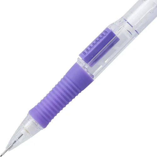 Vista 6 de Pentel QUICK CLICK - Portaminas (0.020 in), barril violeta, caja de 12 lápices (PD215V)