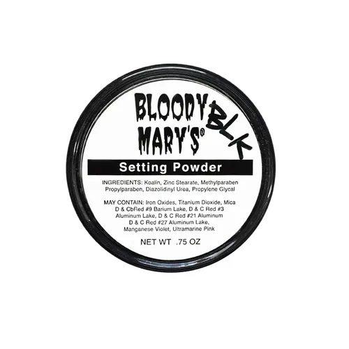 Vista 6 de Bloody Mary, Loose Setting Powder (Coal Black) 7.5 oz.