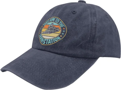 Vista 2 de Dad Hat Take Him to The Train Station Dad Hat, Funny Hat for Women