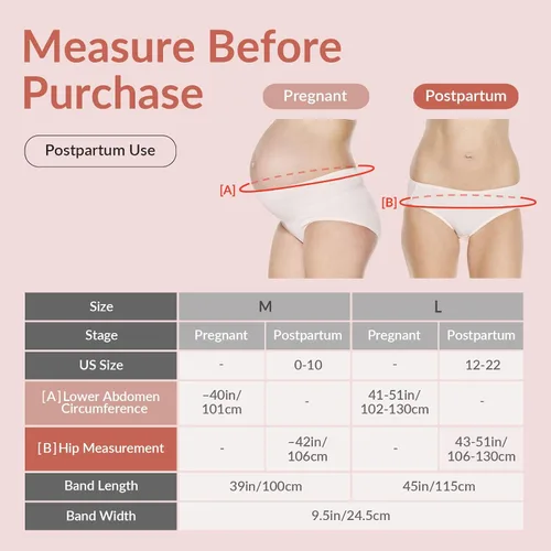 Vista 6 de Mamaway SSnugFit - Banda posparto para el vientre, ultra transpirable, faja contorneada para vientre de sección en C, faja posnatal para apoyo