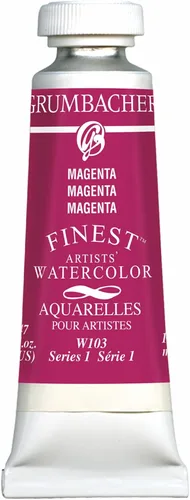 Vista 15 de Grumbacher Pintura de acuarela Finest, 0.5 fl oz/0.47 oz, carmesí lizarina