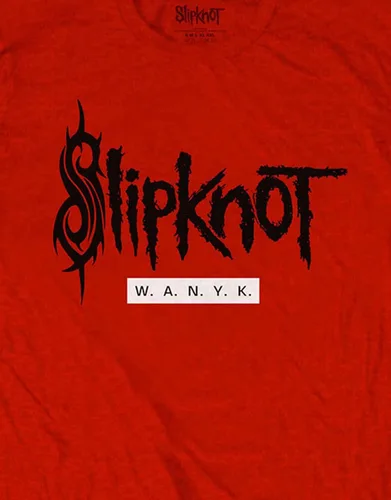 Vista 3 de Slipknot Official T Shirt We are Not Your Kind Band Logo Mens Red