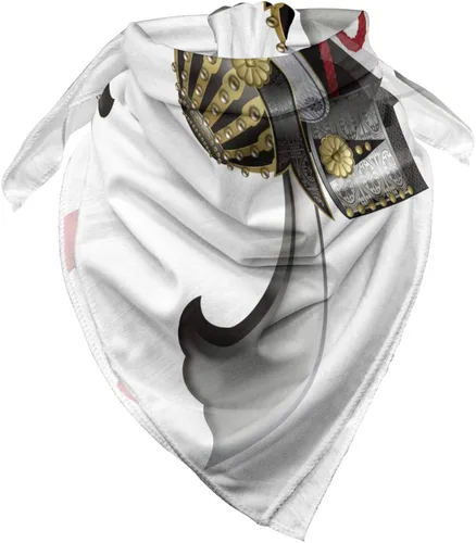 Vista 3 de Ambesonne Bandana japonesa Samurai Kabuto corbata unisex para cabeza y cuello