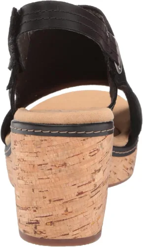Vista 3 de Clarks Sandalia de cuña Giselle Sea para mujer