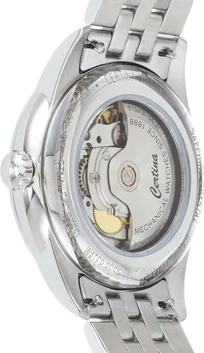 Vista 4 de Certina, Reloj automático suizo, DS 1, acero inoxidable, C0298071104102 para hombre, Plateado gris, Moderno