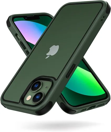 Vista 21 de Mobnano Funda transparente para iPhone 11, con protección multicolor a prueba de golpes, no amarillenta, anti arañazos, parte trasera