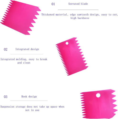 Vista 8 de Aerógrafo manual para pasteles, bomba de aerógrafo para hornear bricolaje, kit de decoración de pasteles con 4 tubos de pulverización y 3 raspadores