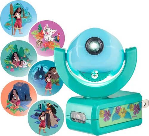 Vista 9 de Projectables Disney Lilo y Stitch - Luz nocturna LED para niños con proyector, enchufable, del atardecer al amanecer, certificada UL, ideal