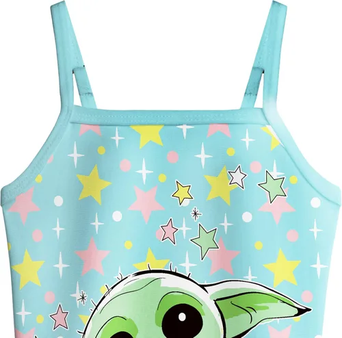 Vista 5 de NOBUKU Traje de baño para niño deportivo de 1 pieza, traje de baño The Mandalorian The Child Boy para 3-10 años