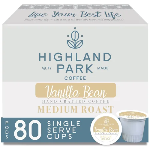 Vista 11 de Highland Park Coffee Cápsulas de café de una sola porción, moca de chocolate, 80.0 unidades 80 Count, Flavored Coffee, Vegan, Allergen Free