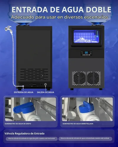 Vista 3 de Máquina comercial para hacer hielo