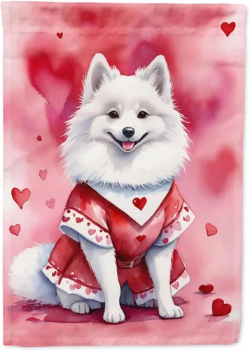 Vista 11 de Caroline's Treasures DAC5252GF Affenpinscher - Bandera de jardín con texto en inglés "My Valentine", bandera decorativa para patio exterior, patio