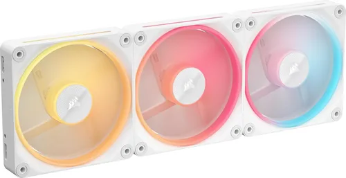 Vista 12 de CORSAIR iCUE Link LX120-R RGB Ventilador PWM invertido de 4.72 pulgadas (120 mm) – Ventilador individual – Bajo ruido, rodamiento de cúpula