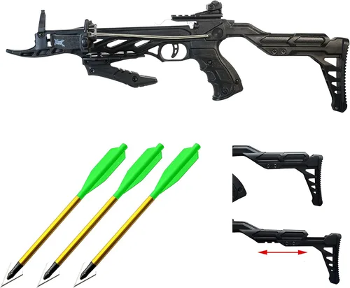 Vista 11 de SAS Rogue 80 Pound - Pistola autoadhesiva ballesta mini de mano de aluminio