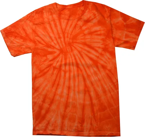Vista 26 de Colortone Camisetas de teñido anudado de araña para hombres y mujeres, camisetas unisex de manga corta con teñido anudado para adultos Blaze