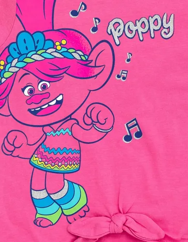 Vista 4 de Trolls Poppy - Conjunto de camiseta y leggings para bebés a niños pequeños