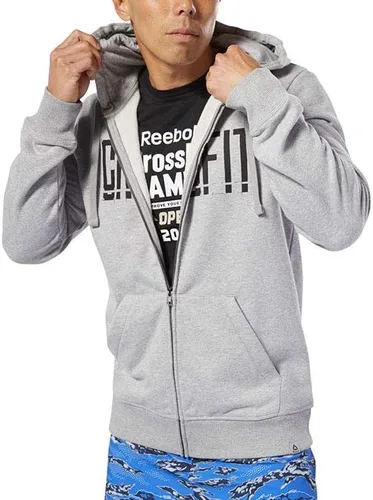 Vista 2 de Reebok Sudadera con capucha Crossfit con cremallera completa para hombre