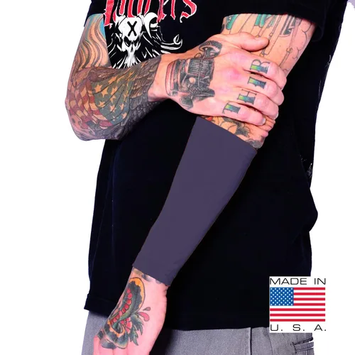 Vista 22 de Tat2X, manga para cubrir tatuajes Ink Armor Premium, manga para antebrazo de 9 pulgadas (manga simple)