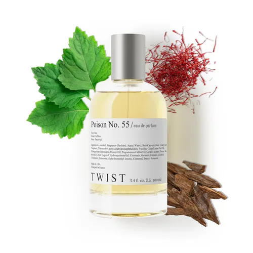 Vista 160 de Twist - Addicted No. 3 - Eau De Parfum inspirado en Y. Black Opium, Perfume de larga duración para mujer, Ámbar y Vainilla, Vegano, Ingredientes