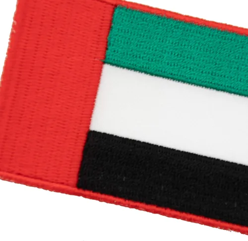 Vista 4 de A-ONE Insignia de la bandera del país de los Emiratos Árabes Unidos (EAU) + insignia de metal de la bandera nacional del Emirato de Fujairah