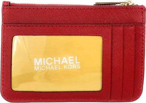 Vista 2 de Michael Kors Jet Set Travel - Bolsa pequeña para monedas con identificación, Chili, M