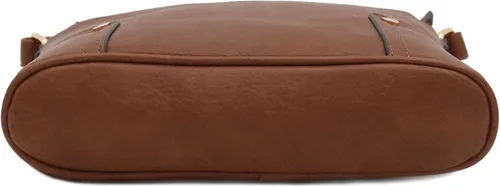 Vista 81 de Bolso cruzado grande con triple bolsillo con cremallera.