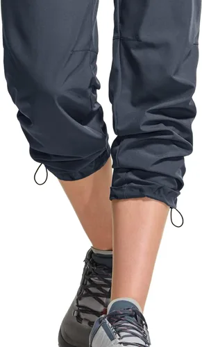 Vista 7 de CQR Pantalones de senderismo para mujer, pantalones cargo elásticos ligeros con bolsillos con cremallera, pantalones deportivos resistentes al agua