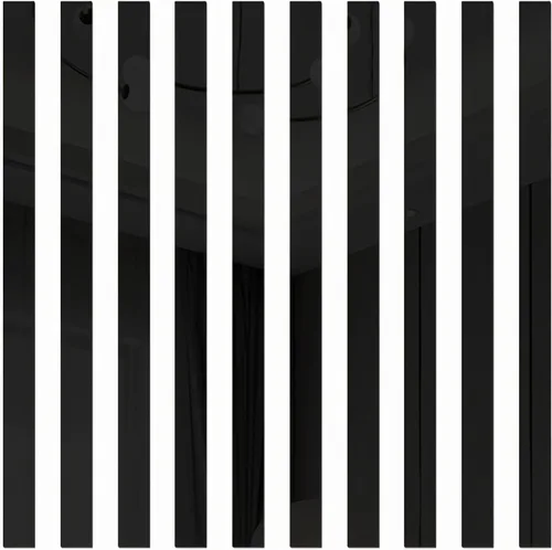 Vista 5 de 15 piezas de moldura flexible autoadhesiva, calcomanías vibrantes como espejos, calcomanías extraíbles para marcos de pared/borde de papel Negro