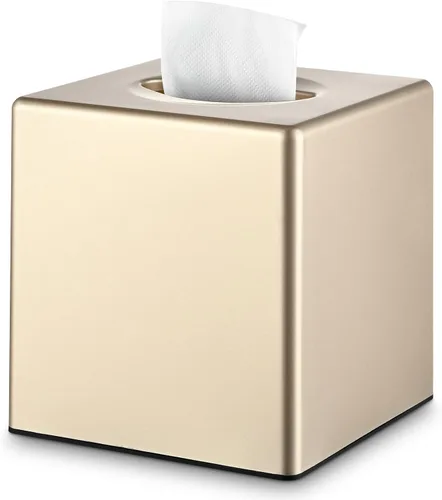Vista 11 de Y-in Hand Funda para caja de pañuelos, soporte cuadrado para caja de pañuelos faciales, accesorios de almacenamiento para tocador de baño, encimeras