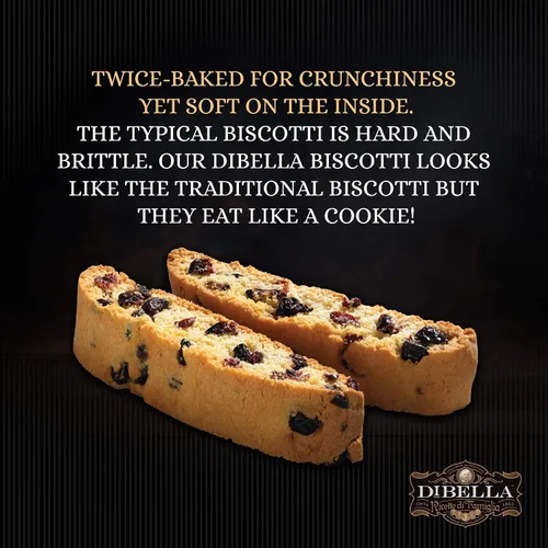 Vista 3 de Dibella - Galletas gourmet de rico sabor, exterior crujiente e interior suave, clásico biscotti italiano cantuccini