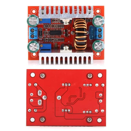 Vista 5 de Módulo convertidor de aumento de 400 W, regulador de voltaje de alta eficiencia DC-DC con corriente ajustable 0.2A-12A para controladores LED, carga