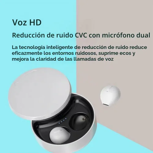Vista 6 de Auriculares inalámbricos Bluetooth invisibles para dormir de lado, auriculares invisibles más pequeños, cómodos con bloqueo de ruido, auriculares