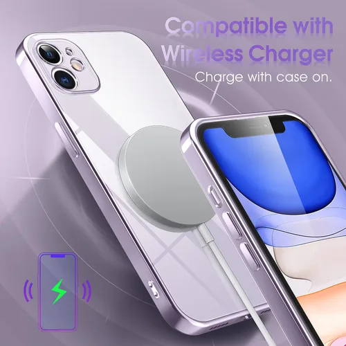 Vista 413 de Supdeal Funda cristalina transparente para iPhone 11, [No se amarillea] [Protección de la cámara] [Probado contra caídas de grado militar] Funda