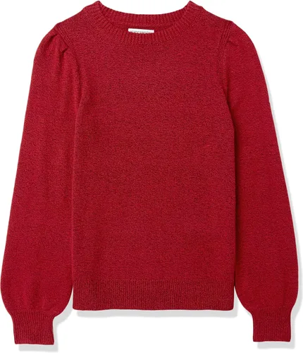 Vista 9 de Tienda Essentials - Suéter de cuello redondo con hombros plisados suave al tacto para mujer