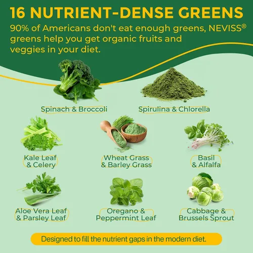 Vista 3 de Gomitas orgánicas Super Greens Daily Superfood + probióticos, espirulina