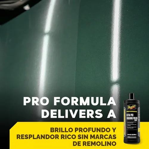 Vista 2 de Meguiar's Professional M210 Ultra Pro - Pulido de acabado, 32 onzas El esmalte de acabado para automóvil elimina espirales finos y hologramas