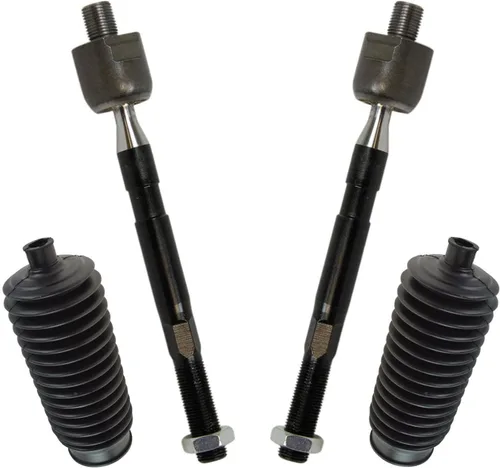 Vista 263 de TRQ Kit de dirección delantera con barra de acoplamiento de fuelle de piñón y cremallera compatible con Toyota Echo 2000-2005